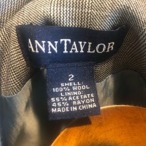 Ann Taylor Jackets & Coats - Gray/light blue pin striped suit jacket Ann Taylor Jackets & Coats - Gray/light blue pin striped suit jacket